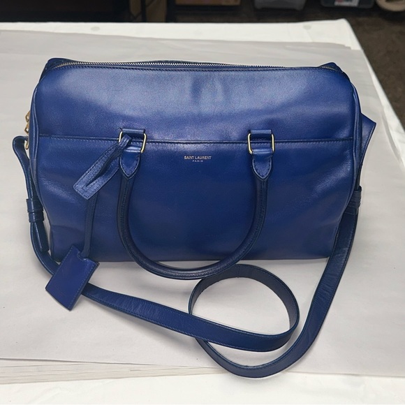 Saint Laurent Handbags - Saint Laurent ~ Electric Blue Satchel ~ GUC